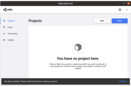 نصب Unity Hub